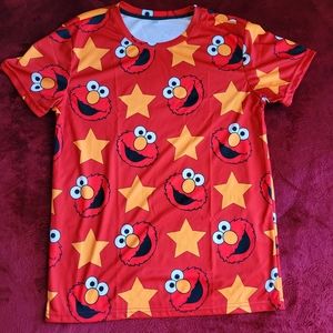 New Without Tags Kids Boys ELMO T Shirt Red Size L